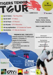 TIGERS TENNIS TOUR EN CTV DE VILLACAÑAS