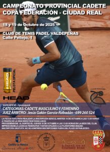 PROVINCIAL CADETE COPA FEDERACIÓN EN VALDEPEÑAS