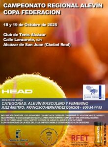 REGIONAL ALEVÍN COPA FEDERACIÓN EN ALCÁZAR DE SAN JUAN