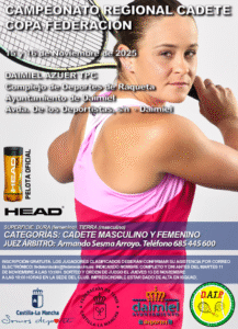 REGIONAL CADETE COPA FEDERACIÓN EN DAIMIEL