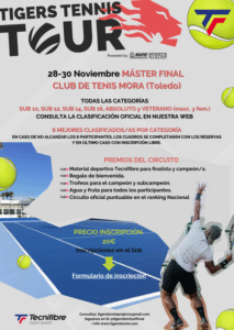 MÁSTER CIRCUITO TIGERS EN CLUB DE TENIS MORA
