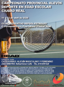 PROVINCIAL ALEVÍN EN CLUB TENIS REPSOL PETRÓLEO DE PUERTOLLANO